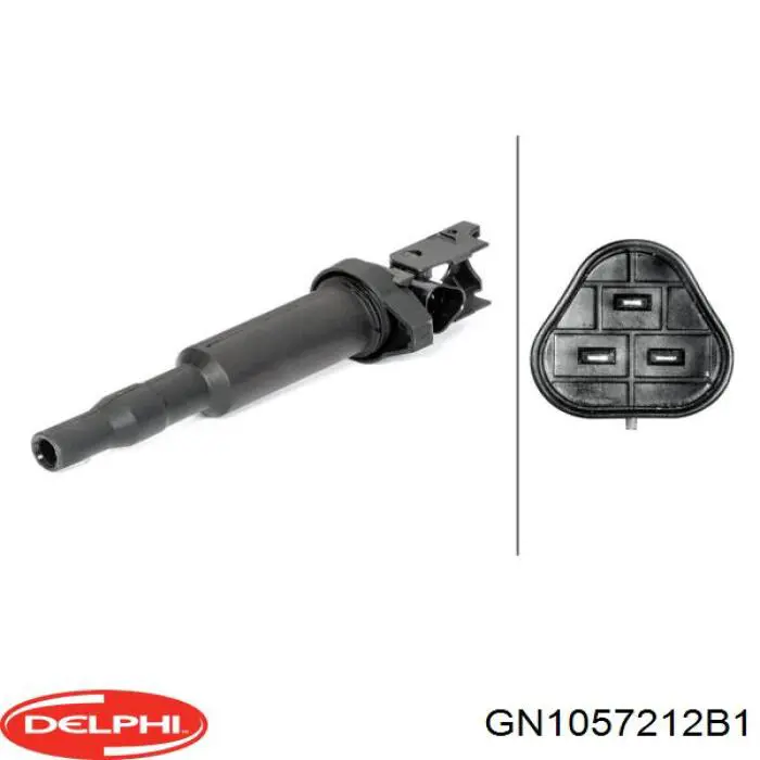 Котушка запалювання GN1057212B1 Delphi