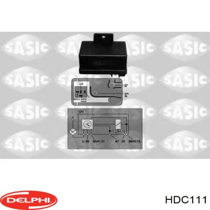 HDC111 Delphi Реле свічок накалу