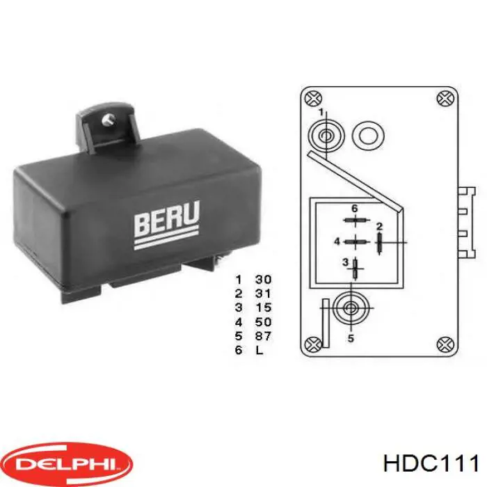Реле управління Delphi HDC111 ціна, від 33.42 USD