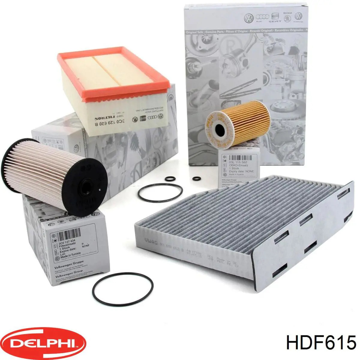 Фільтр тонкого очищення палива Delphi HDF615 ціна, від 11.80 USD