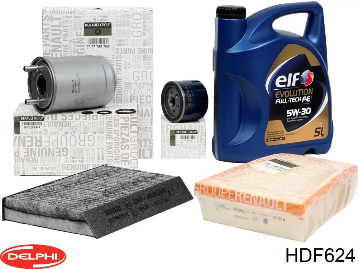 Фільтр тонкого очищення палива Delphi HDF624 ціна, від 29.21 USD