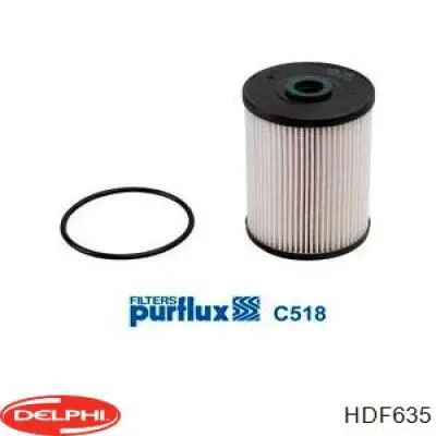 HDF635 Delphi Фільтр палива