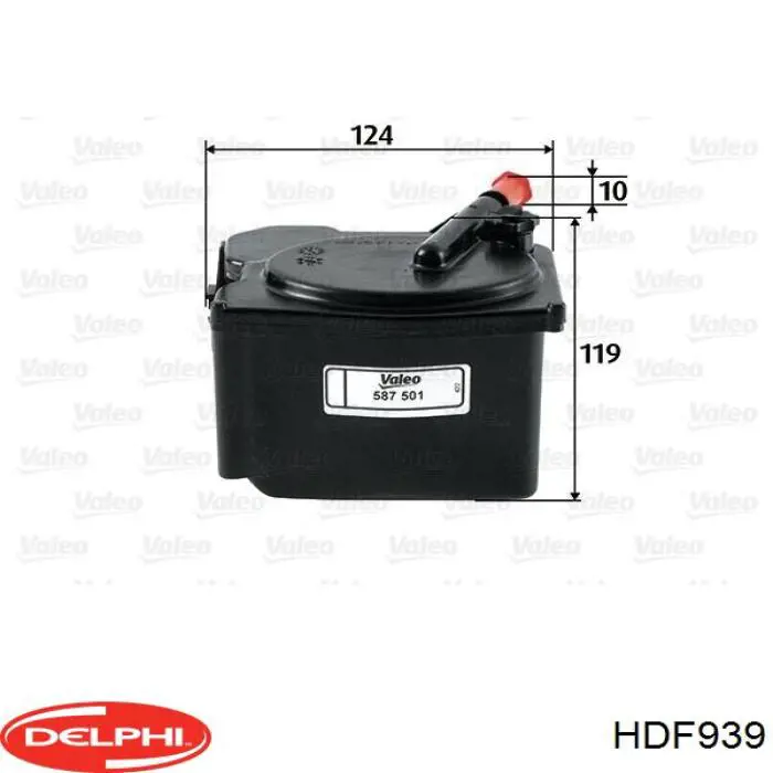 Купити HDF939 Delphi Фільтр-відстійник палива грубої очистки