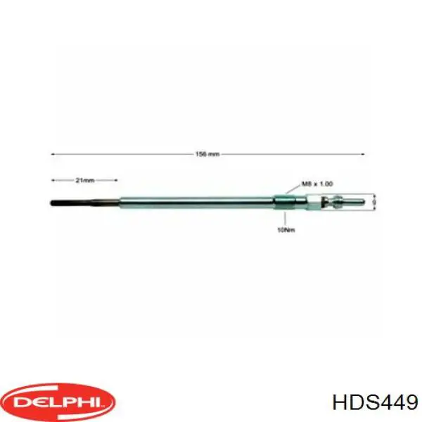 Свіча накалу Delphi HDS449 ціна, від 10.65 USD