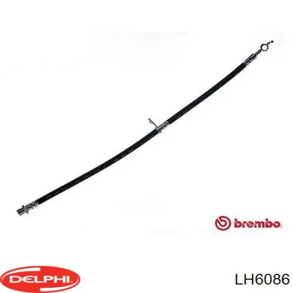 LH6086 Delphi Шланг гальмівний передній, правий