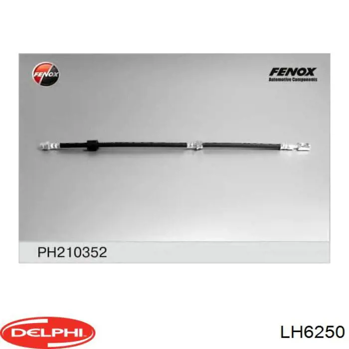 LH6250 Delphi Гнучка гальмівна трубка передня