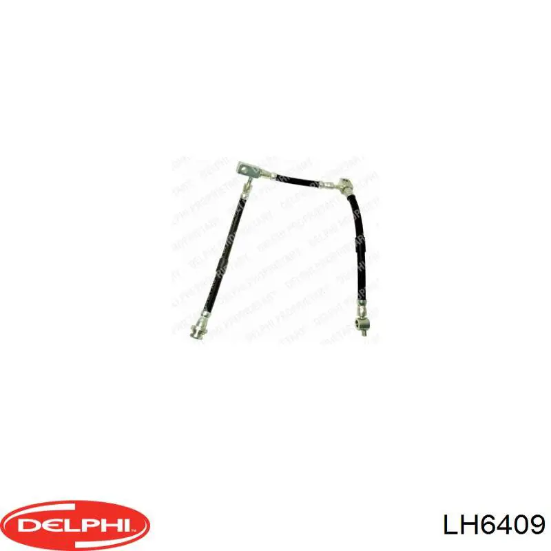 Купити LH6409 Delphi Шланг гальмівний передній, лівий
