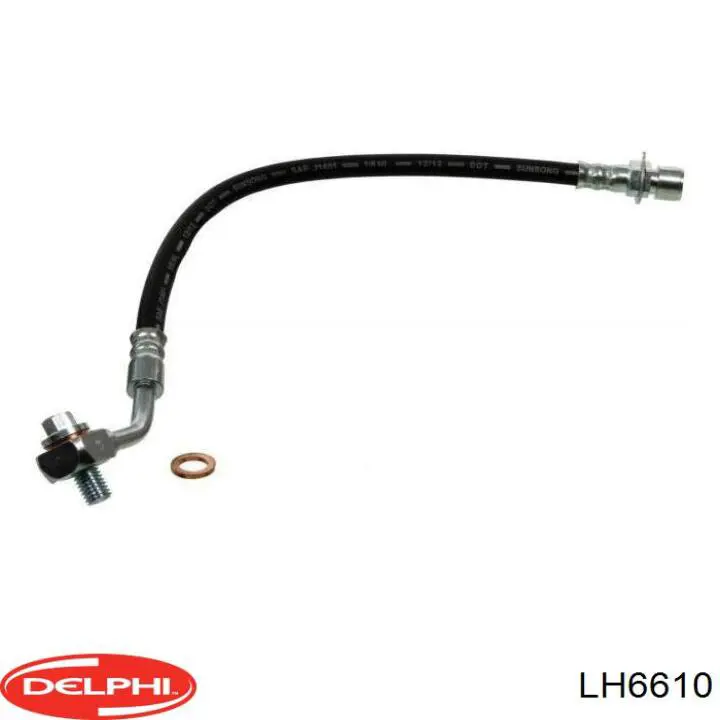 Шланг гальмівний задній Delphi LH6610 ціна, від 19.05 USD