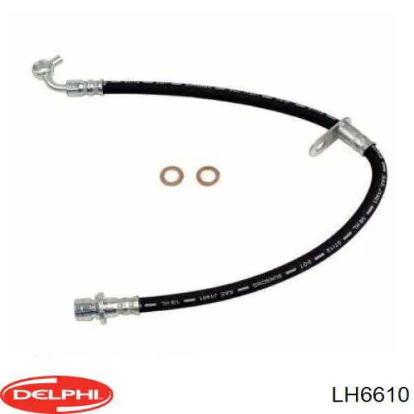Купити LH6610 Delphi Шланг гальмівний задній