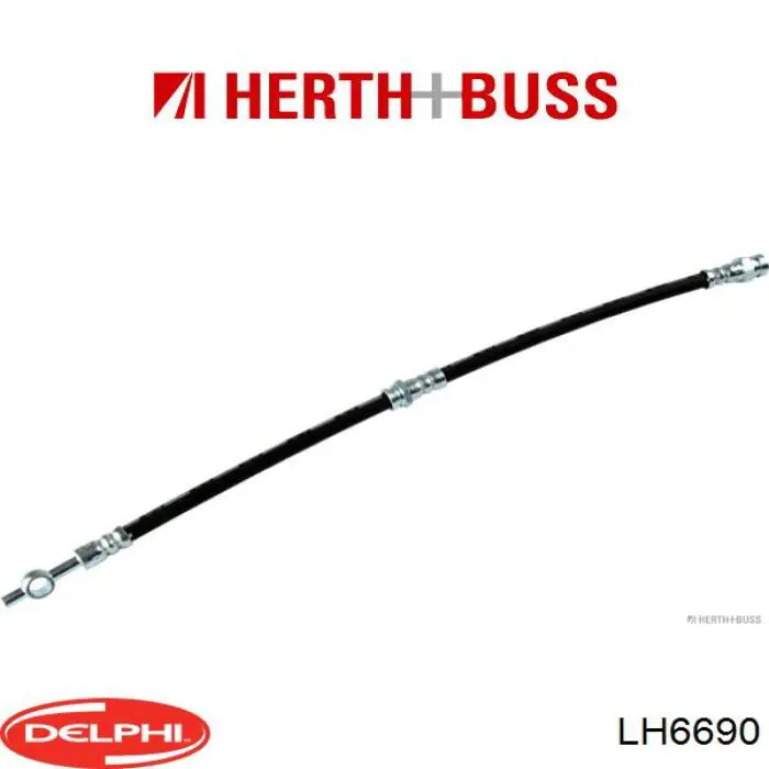 Шланг гальмівний задній, лівий Delphi LH6690 ціна, від 11.22 USD