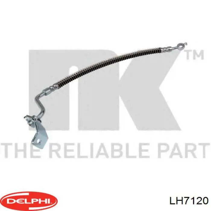 Купити LH7120 Delphi Шланг гальмівний задній, лівий