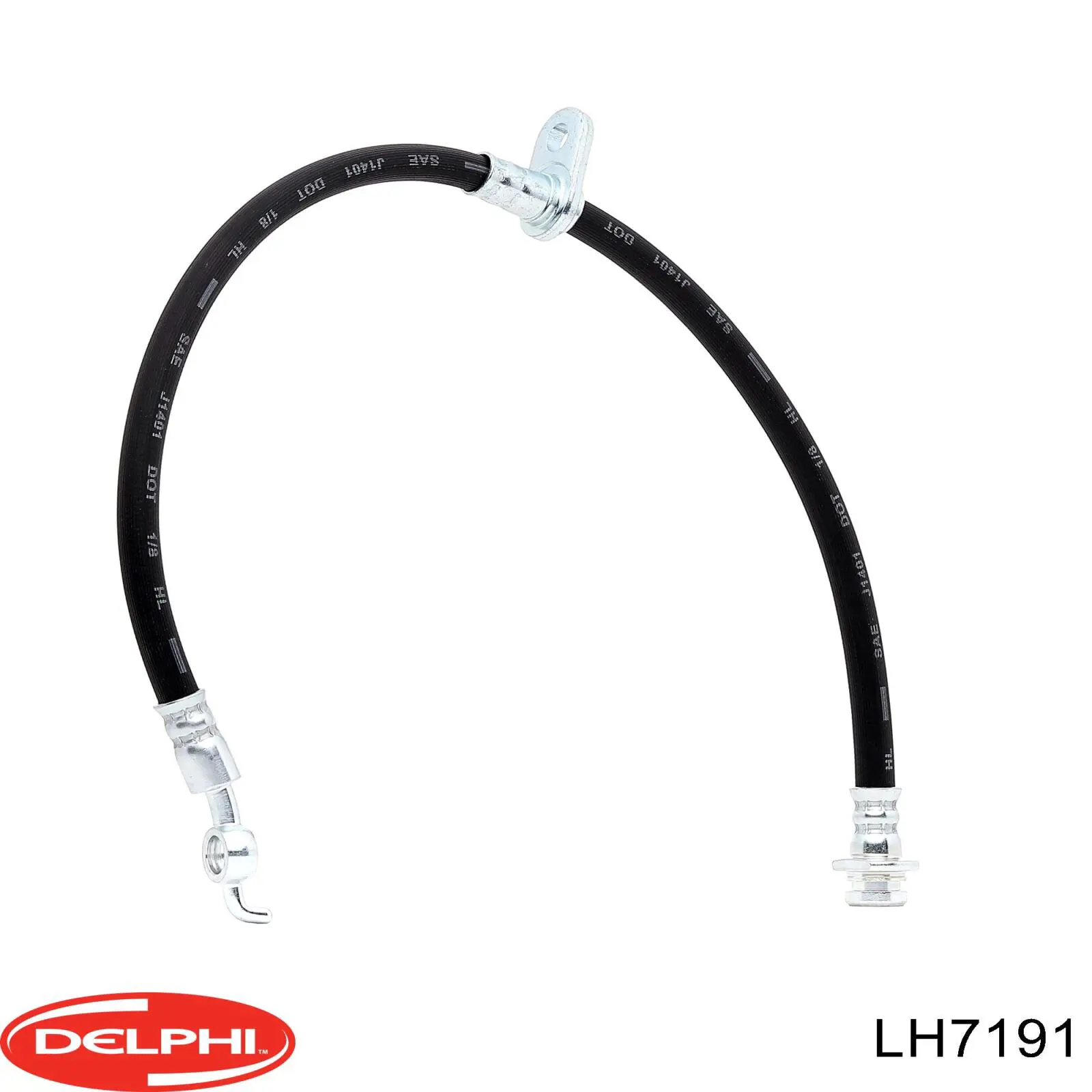 Шланг гальмівний передній, лівий Delphi LH7191 ціна, від 27.34 USD