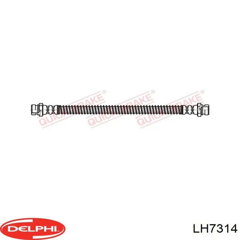 Шланг гальмівний задній Renault (RVI) 462100980R ціна, від 20.91 USD