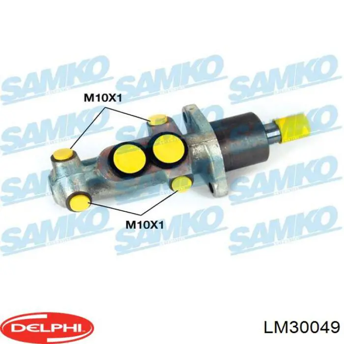 Циліндр головний гальма (Гідротормоз) Delphi LM30049 ціна, від 64.68 USD