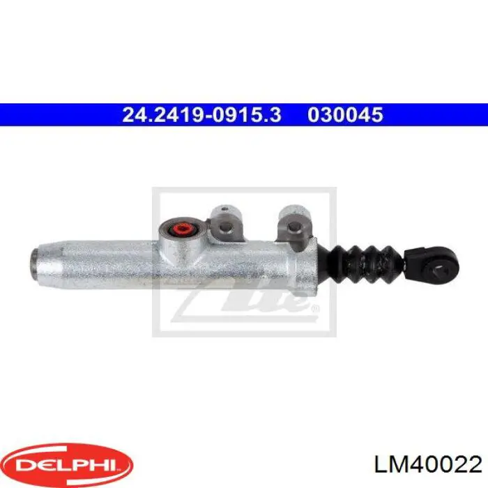LM40022 Delphi Циліндр зчеплення, головний
