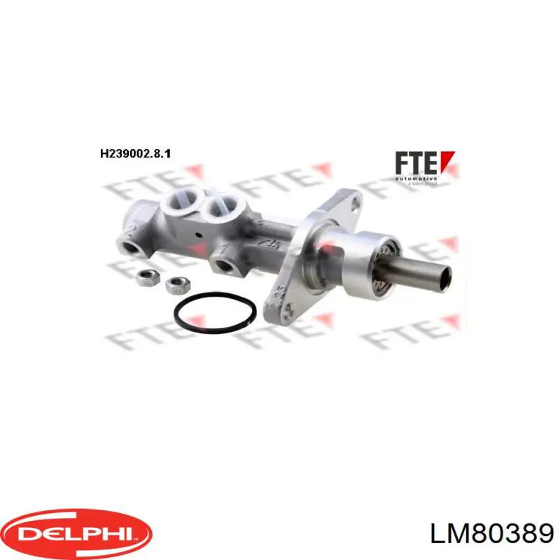 Циліндр головний гальма (Гідротормоз) Delphi LM80389 ціна, від 75.41 USD
