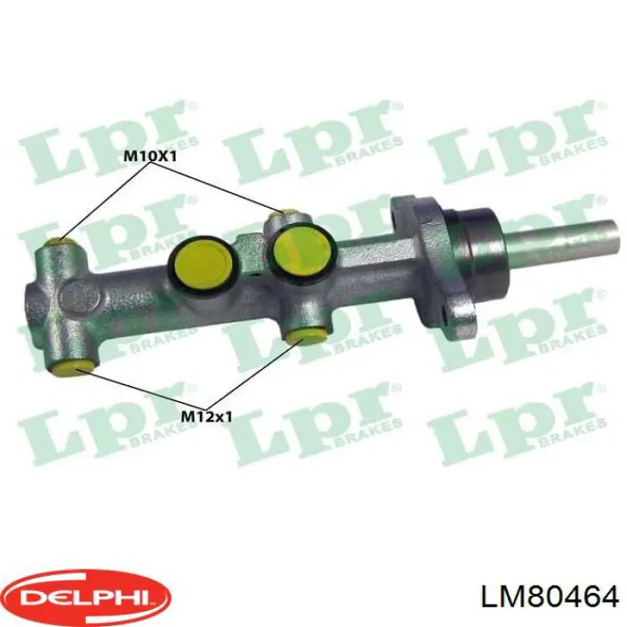 Циліндр головний гальма (Гідротормоз) Delphi LM80464 ціна, від 76.31 USD