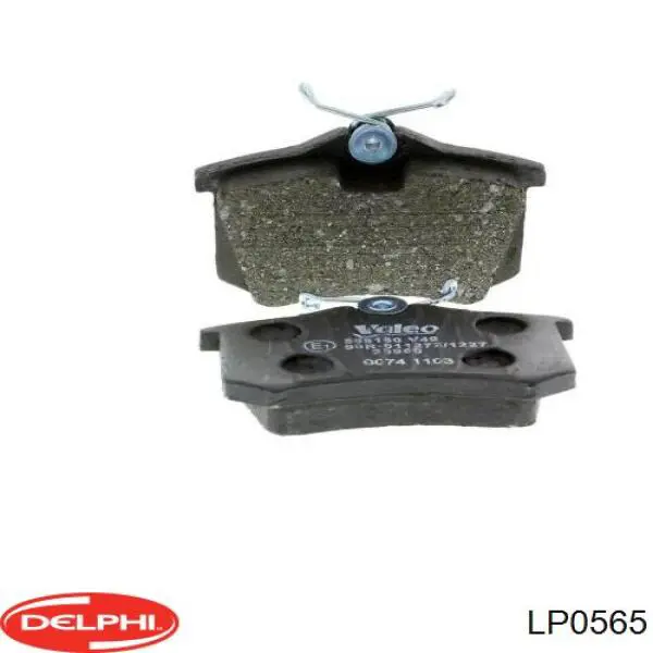 Задні гальмівні колодки Delphi LP0565 ціна, від 18.56 USD