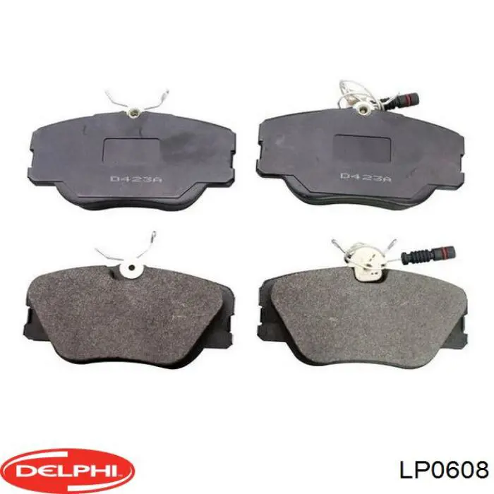 Купити LP0608 Delphi Колодки гальмівні передні, дискові