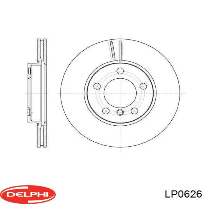 Гальмівні колодки Delphi LP0626 ціна, від 12.39 USD