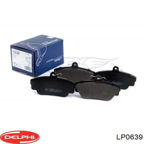 Купити LP0639 Delphi Колодки гальмівні передні, дискові