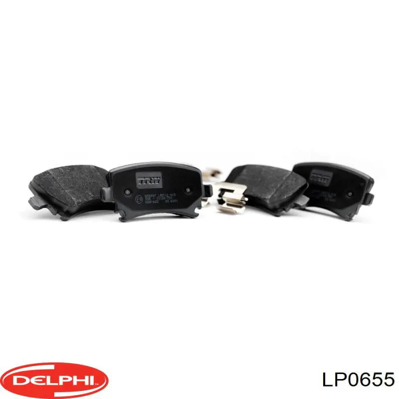LP0655 Delphi Колодки гальмівні задні, дискові