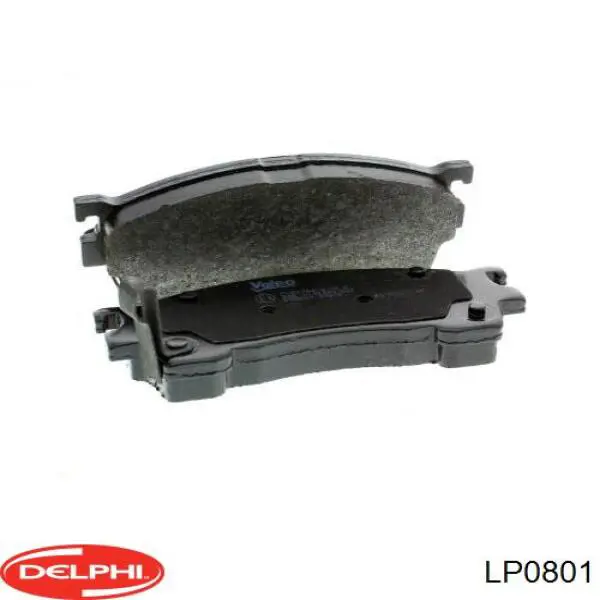 LP0801 Delphi Передні гальмівні колодки
