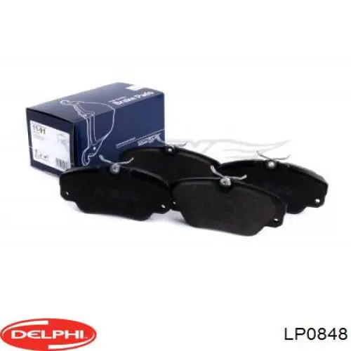 Купити LP0848 Delphi Колодки гальмівні передні, дискові