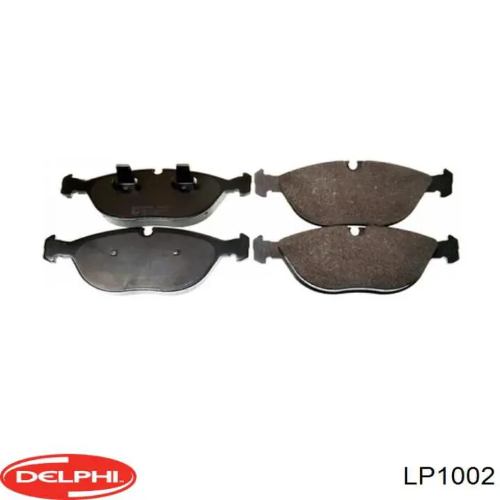 Передні тормозні колодки LP1002 Delphi