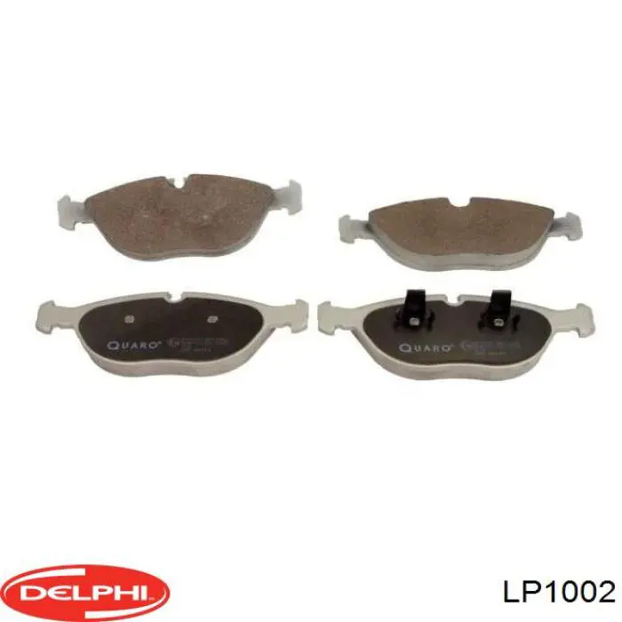 Купити LP1002 Delphi Колодки гальмівні передні, дискові