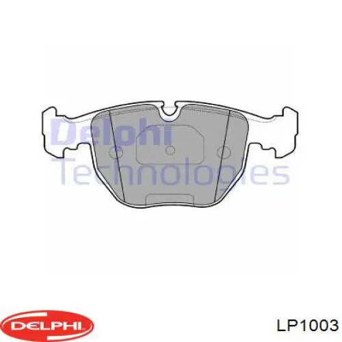 Купити LP1003 Delphi Колодки гальмівні передні, дискові