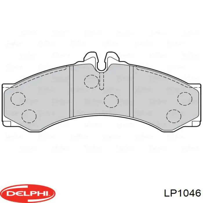 Гальмівні колодки Delphi LP1046 ціна, від 25.37 USD