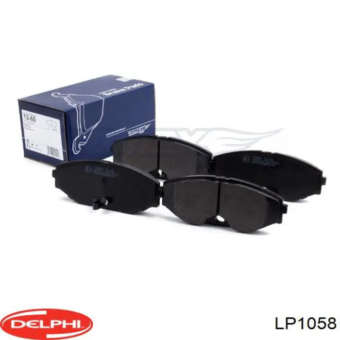 Гальмівні колодки Delphi LP1058 ціна, від 23.86 USD