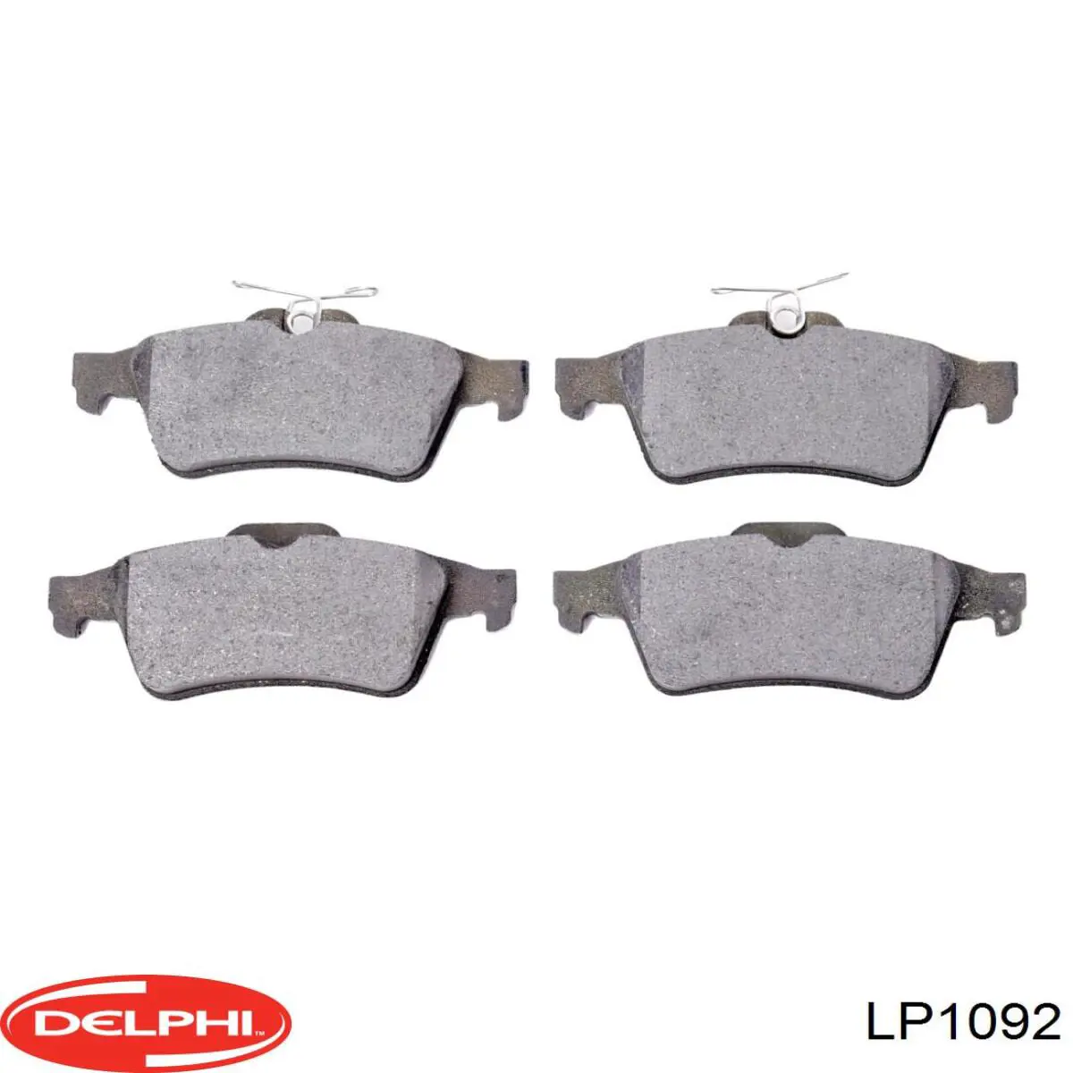 Гальмівні колодки Delphi LP1092 ціна, від 27.50 USD