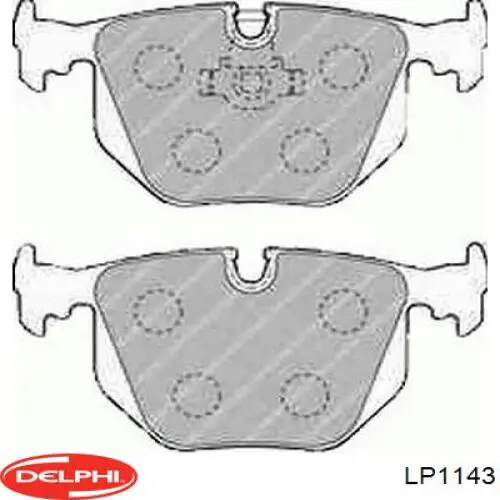 Задні дискові колодки Delphi LP1143
