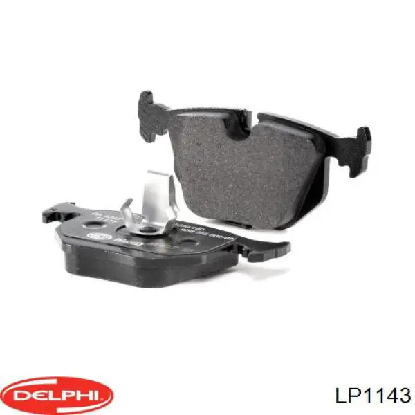 Задні гальмівні колодки Delphi LP1143 ціна, від 32.85 USD