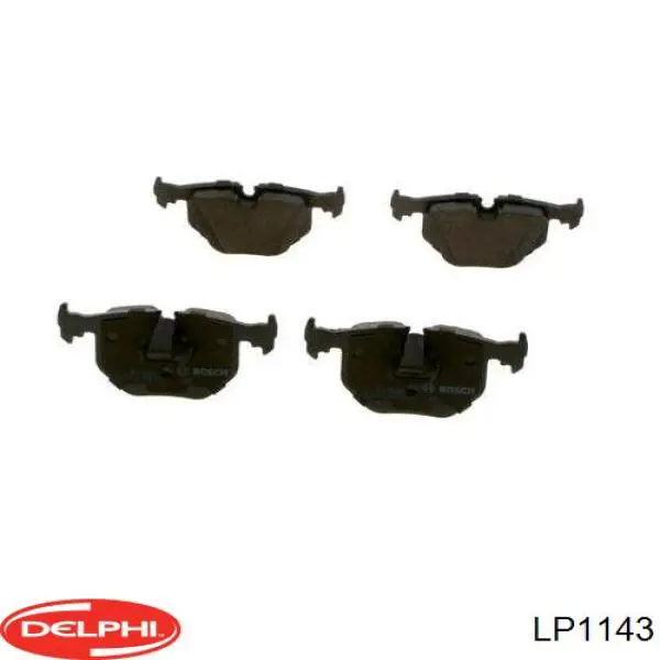 Купити LP1143 Delphi Задні колодки