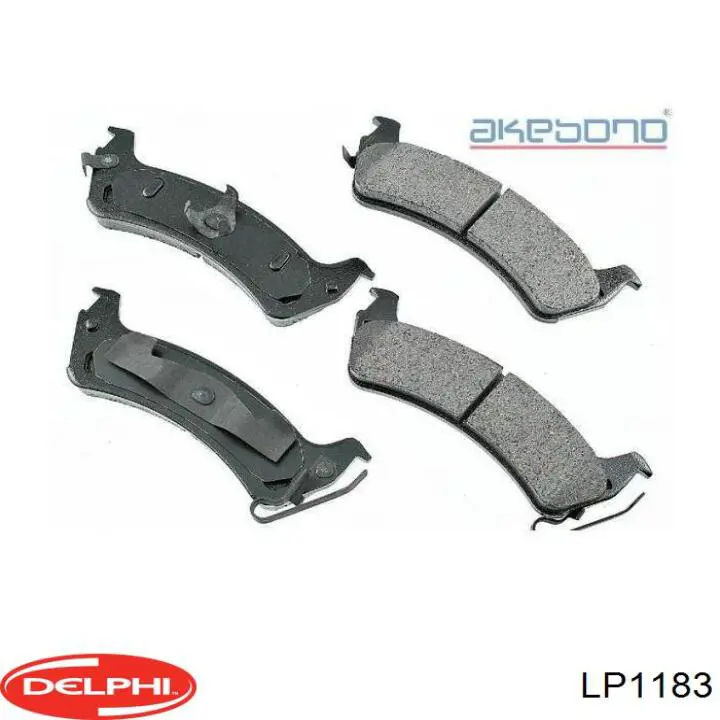 Купити LP1183 Delphi Задні колодки