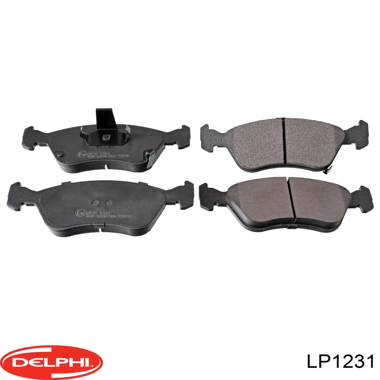 Гальмівні колодки Delphi LP1231 ціна, від 23.45 USD