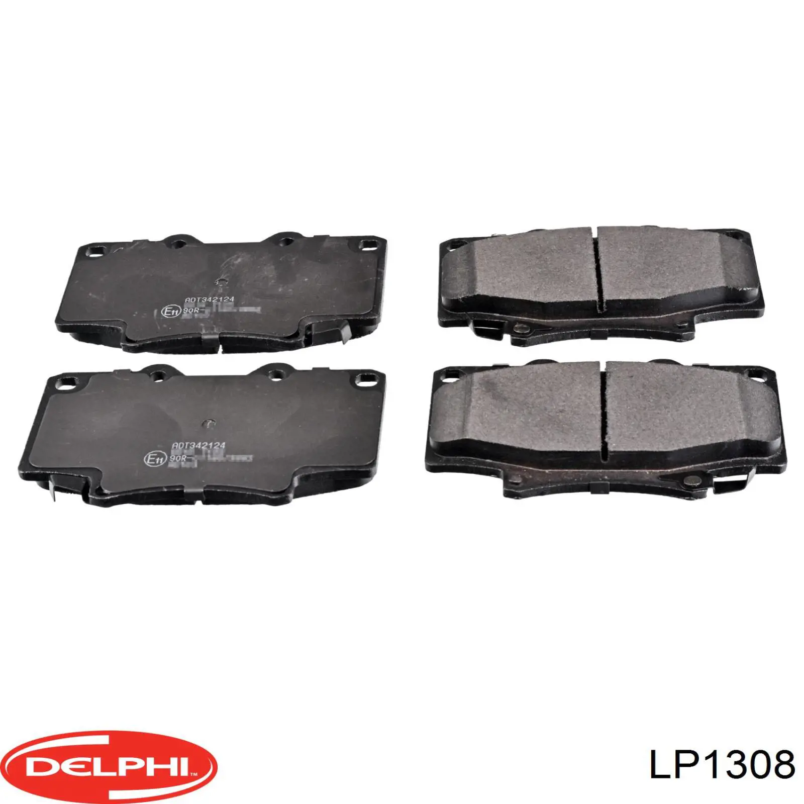Гальмівні колодки Delphi LP1308 ціна, від 24.54 USD