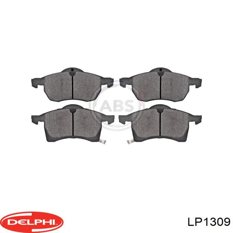 Передні тормозні колодки LP1309 Delphi