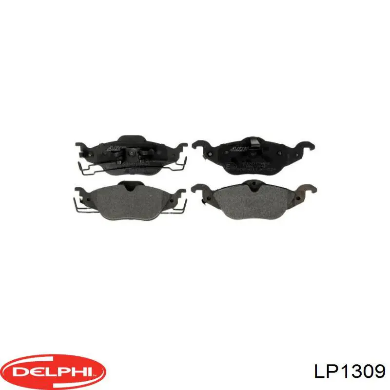 Купити LP1309 Delphi Колодки гальмівні передні, дискові