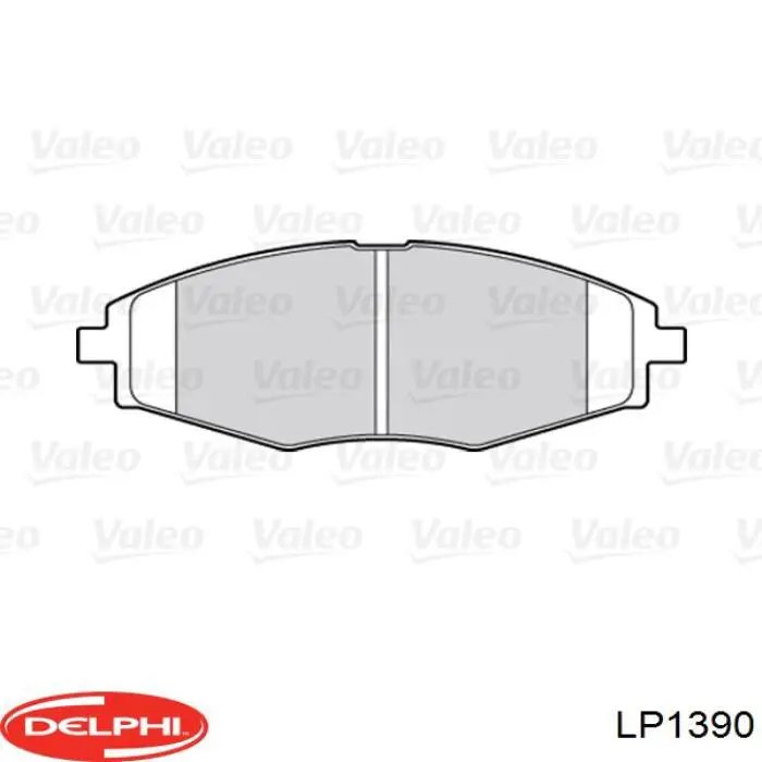 Гальмівні колодки Delphi LP1390 ціна, від 11.40 USD
