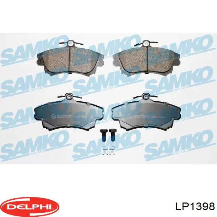 Гальмівні колодки Delphi LP1398 ціна, від 23.61 USD
