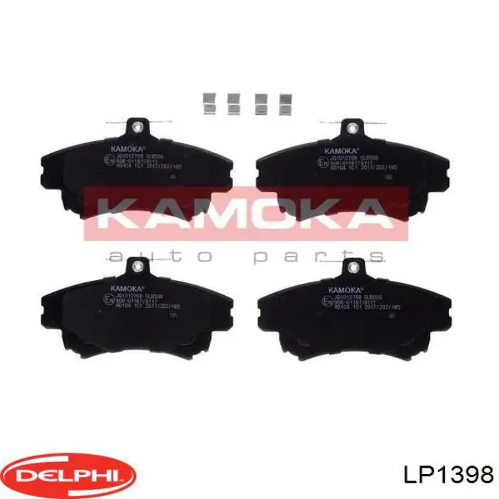 Купити LP1398 Delphi Колодки гальмівні передні, дискові