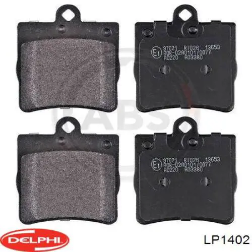 Задні дискові колодки Delphi LP1402