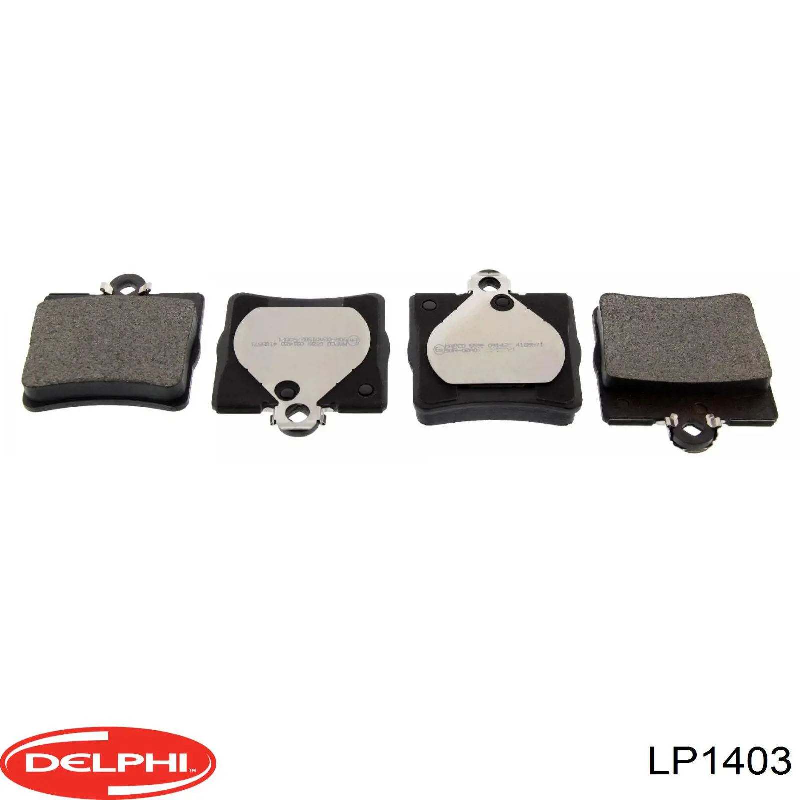 Задні гальмівні колодки LP1403 Delphi