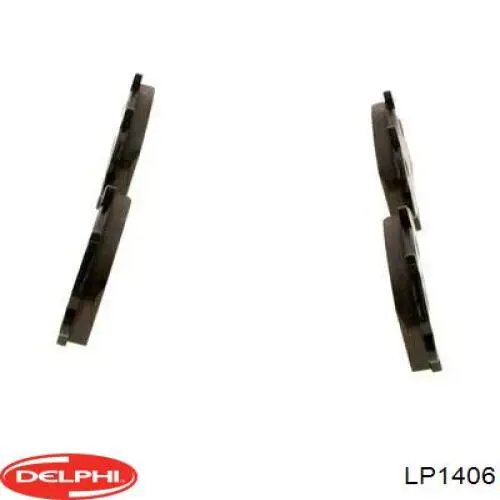 Передні тормозні колодки LP1406 Delphi