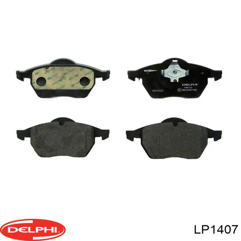 LP1407 Delphi колодки гальмівні передні, дискові