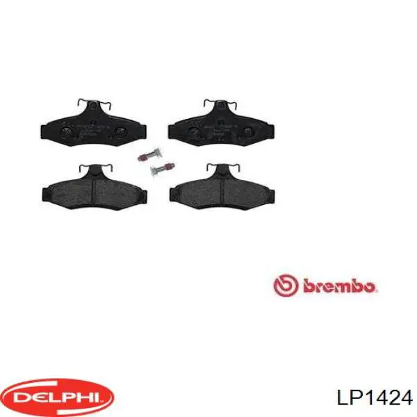 Задні гальмівні колодки Delphi LP1424 ціна, від 12.99 USD